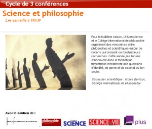 sciences et philosophie