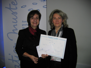 Les heureuses Lauréates à la Fondation Mustela